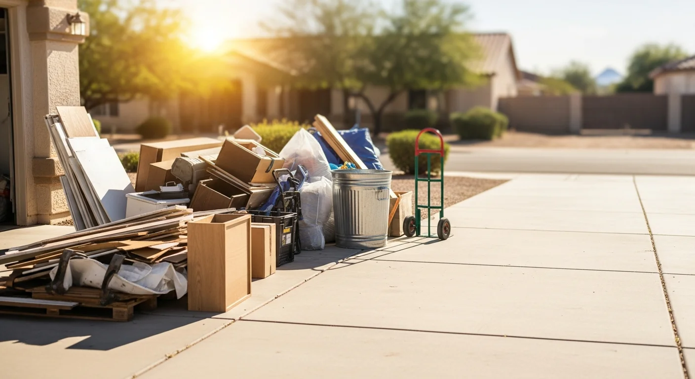 Waste disposal and recycling truck