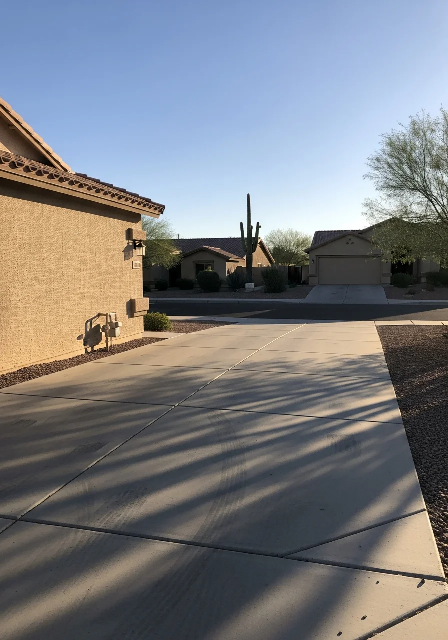 Mesa property with completed work, showing attention to detail and professional finishing.